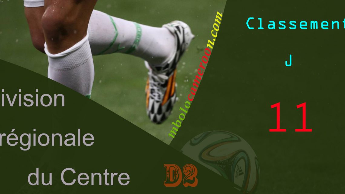 Football : Classement de la 11e journée de la D2 du Centre