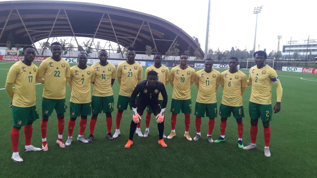 Football : 22e  CAN total Mauritanie 2021  U20, le Cameroun  boucle sa mise au vert au Maroc par une victoire