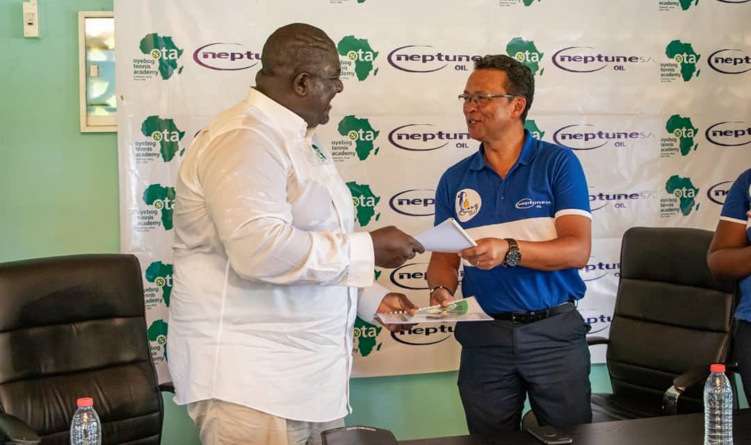 Tennis : Le partenariat entre Neptune OIL SA et Oyebog Tennis Academy (OTA) est désormais scellé