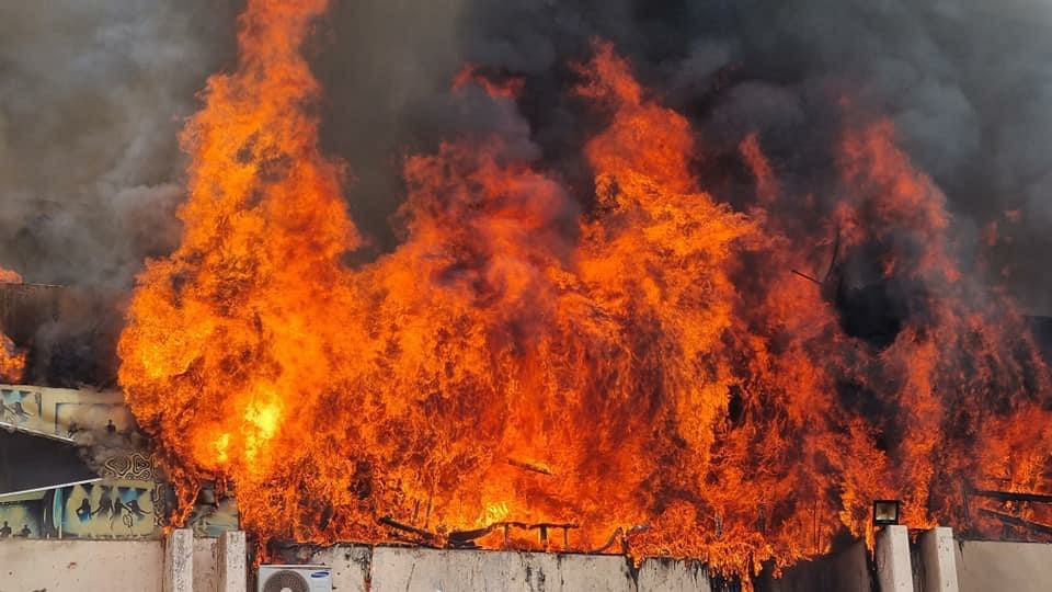 Incendie du palais des sports de Bangui