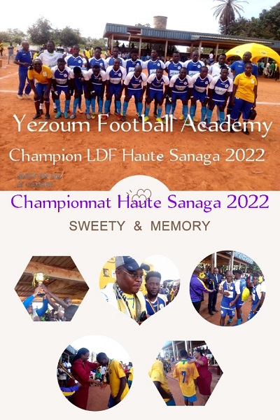 Football dans le Centre: Yezoum Football Academy Champion de la Haute Sanaga