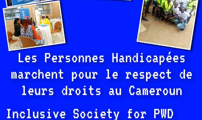 SOCIÉTÉ: Les personnes handicapées marchent pour le respect de leurs droits….