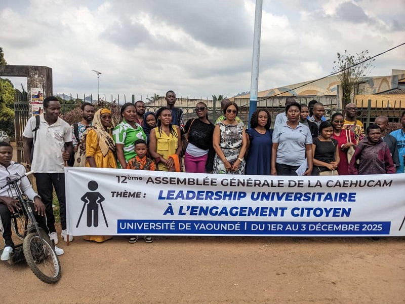 Un nouveau bureau pour les étudiants handicapés des universités du Cameroun….