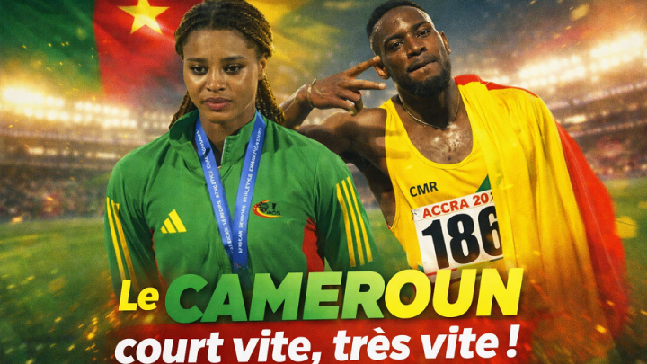 Championnats d’Afrique d’athlétisme Accra 2026: Herverge KOLE ETAME et Emmanuel ESEME offrent deux médailles d’or sur 100 m au Cameroun