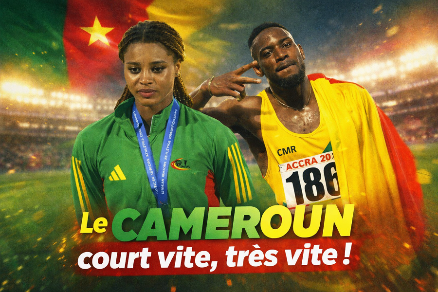 Championnats d’Afrique d’athlétisme Accra 2026: Herverge KOLE ETAME et Emmanuel ESEME offrent deux médailles d’or sur 100 m au Cameroun