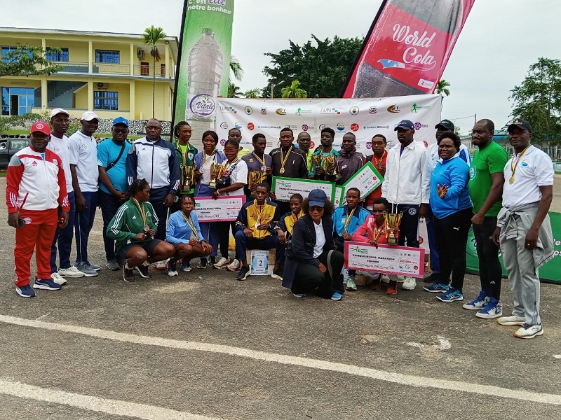 ATHLÉTISME : Cameroon Athletics Challenge Kribi — Pierre Tchogah et Sabine Mendouga brillent, Félix Eyebé se distingue sur le 10km marche