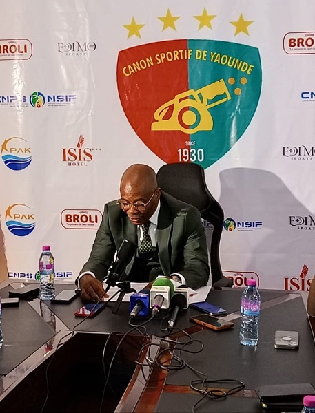 FOOTBALL : Canon de Yaoundé – Le Directeur Général Aloys Etoundi rassure les supporters et fait le point sur les dossiers brûlants