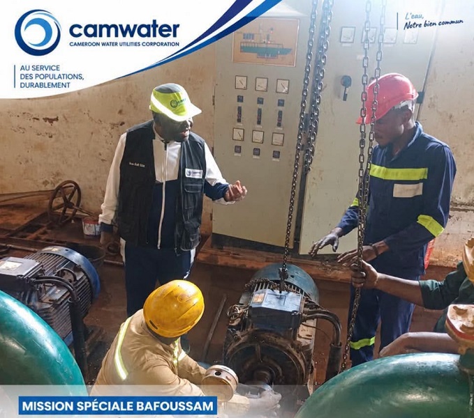 SOCIÉTÉ : Mission Spéciale à Bafoussam – Les « soldats de l&rsquo;eau » de la CAMWATER à pied d&rsquo;œuvre pour sécuriser la desserte en eau potable