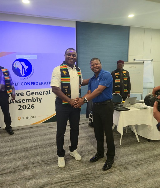GOLF : 11e Congrès biennal de la Confédération Africaine de Golf – Le Camerounais Louis Deschamps Elessa Lothin doublement élu
