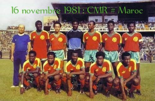 16 Novembre 1981: CMR # Maroc